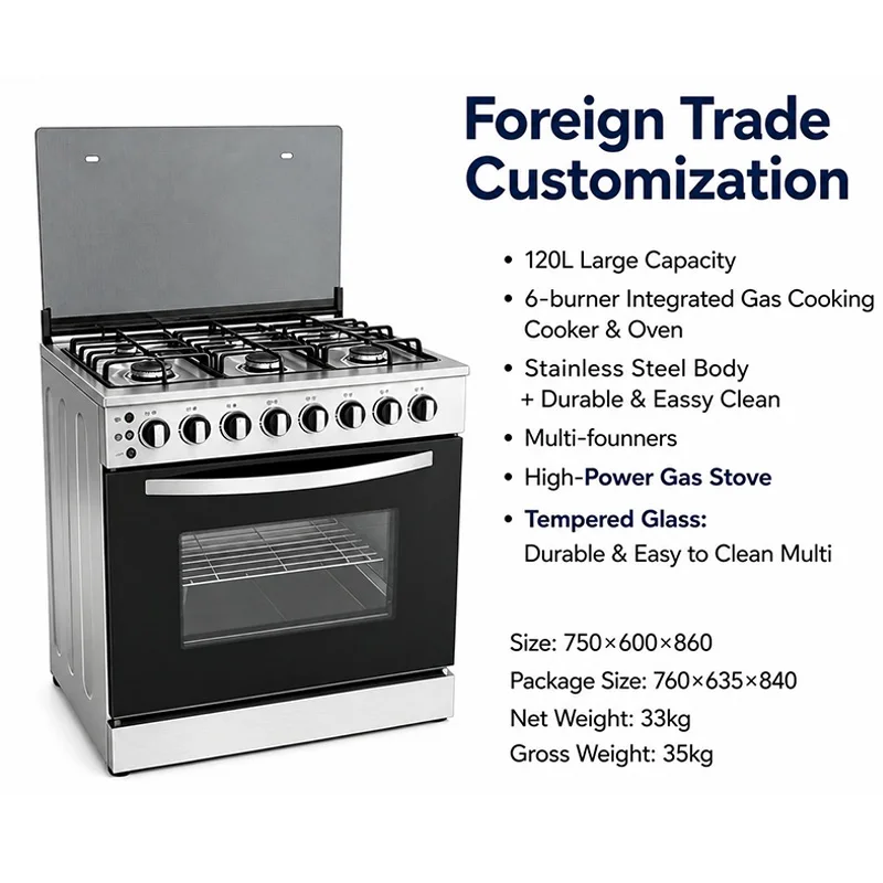 Commercial Kitchen Oven - Kompor Gas dan Oven 6 Tungku