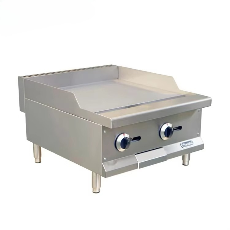 Commercial Kitchen Griddle - Griddle Gas Datar 24'' untuk Hamburger,