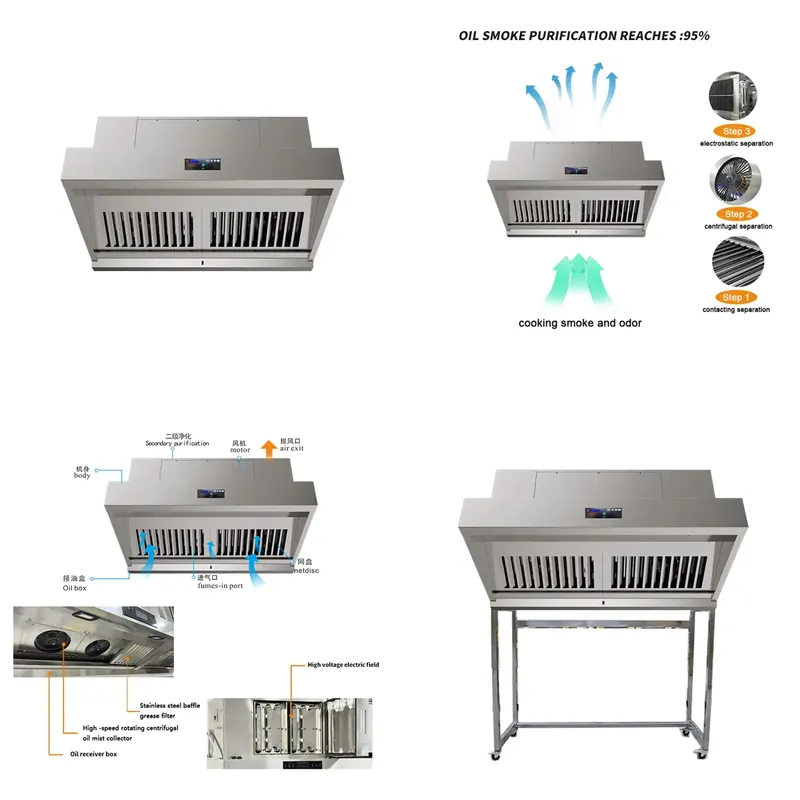 Commercial Kitchen Exhaust Cleaning - untuk Restoran, Pembersihan Otomatis, Tanpa Saluran,