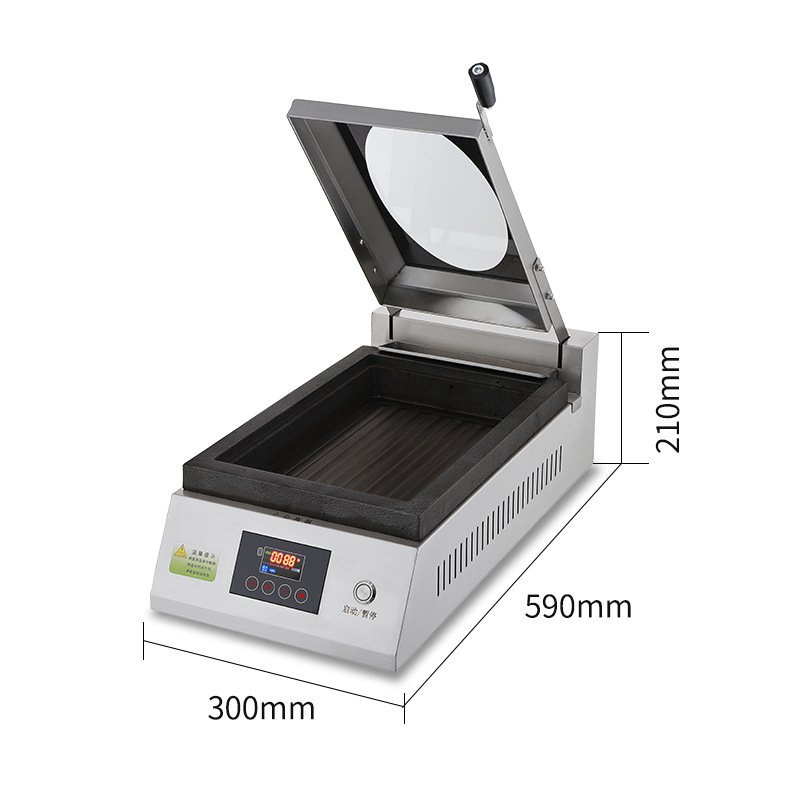 Commercial Kitchen Griddle - Mesin Penggoreng Pangsit Otomatis Penuh Peralatan