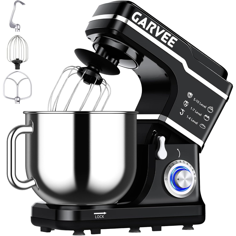 Commercial Kitchen Supplier - Garvee 110-120V, 60hz 6.7L Mangkuk Pencampur