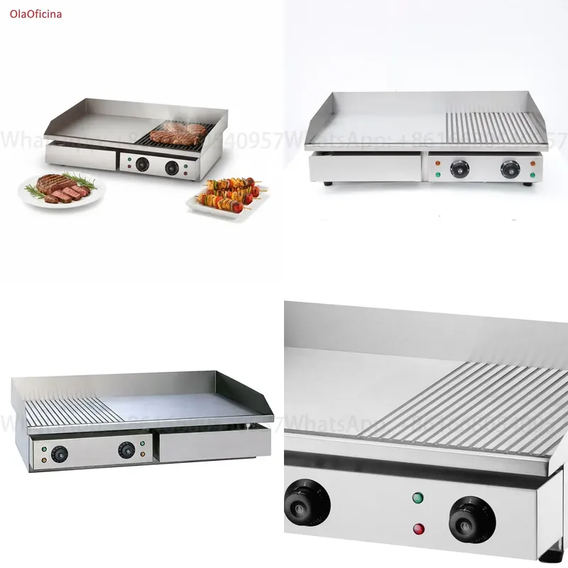 Pemanggang Listrik Profesional - Commercial Kitchen Griddle ulasan dan harga