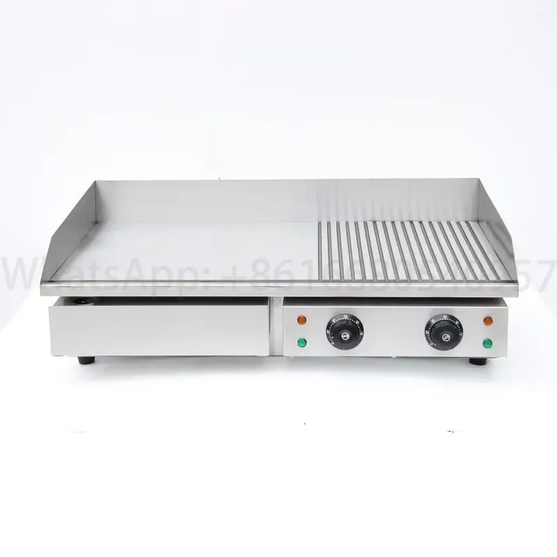 Pemanggang Listrik Profesional - Commercial Kitchen Griddle ulasan dan harga