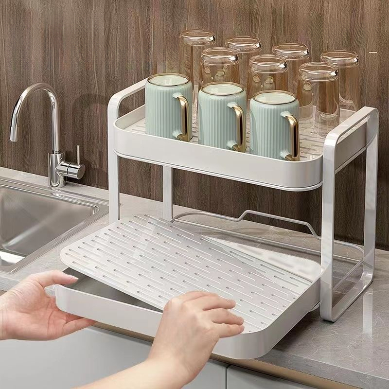 Rak Organizer Cangkir 2 Tingka - Commercial Kitchen Floor Drain ulasan dan harga