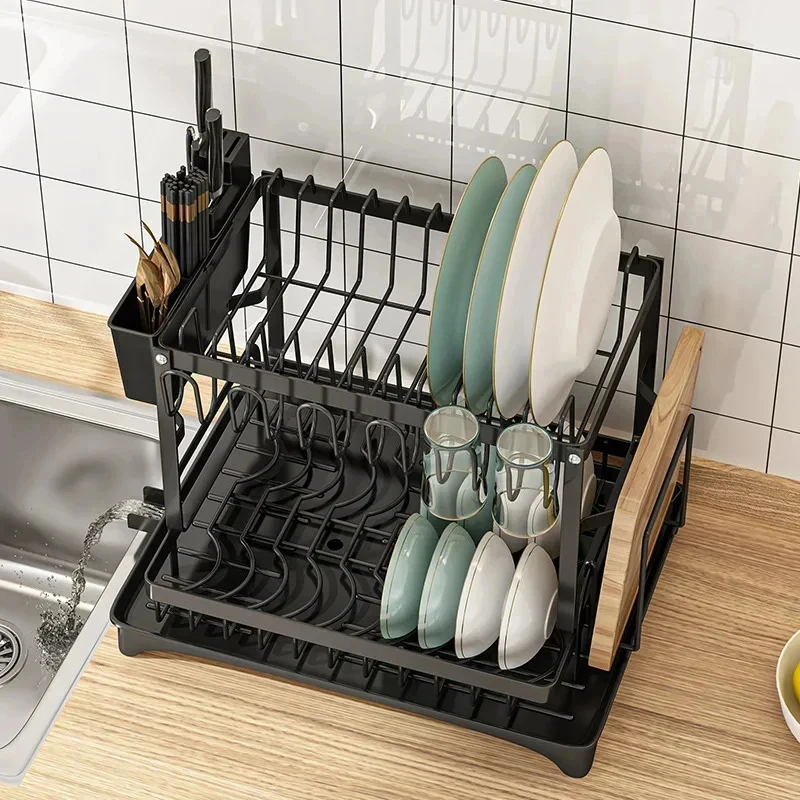 Rak Pengering Piring Logam 2 T - Commercial Kitchen Floor Drain ulasan dan harga