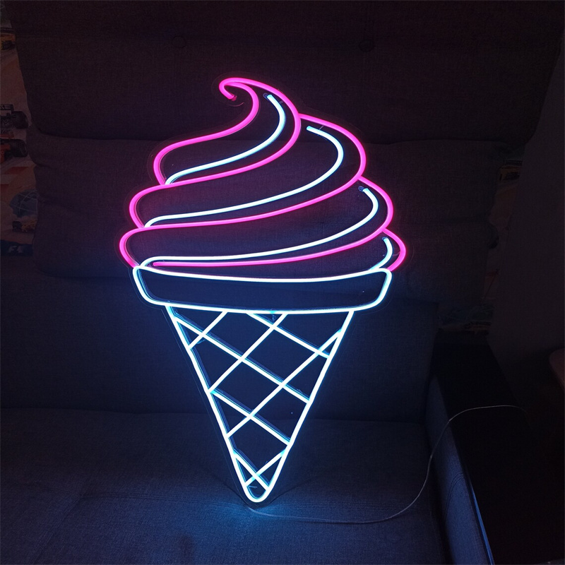 Lampu Neon LED Es Krim |   Dek - Commercial Kitchen Walls ulasan dan harga