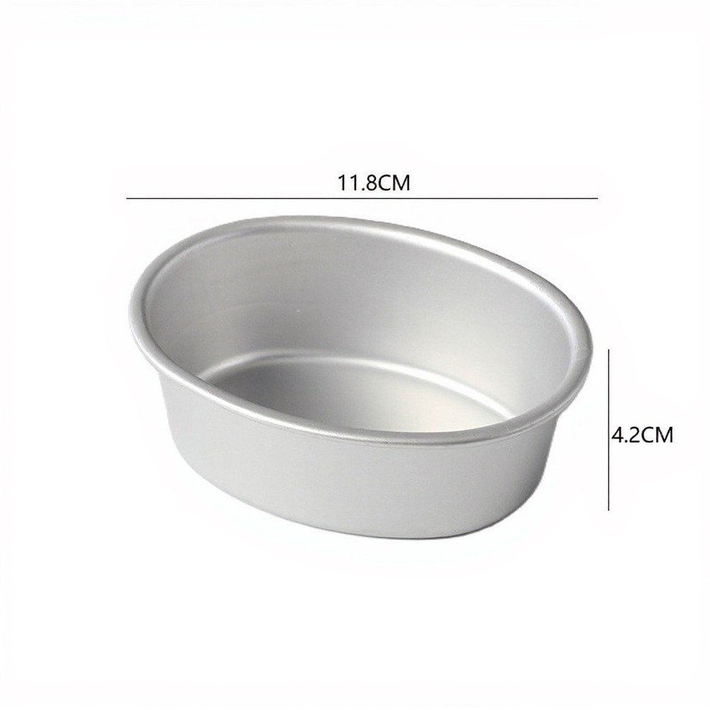 Cetakan Kue Keju Bentuk Oval 2 - Commercial Kitchen At Home ulasan dan harga